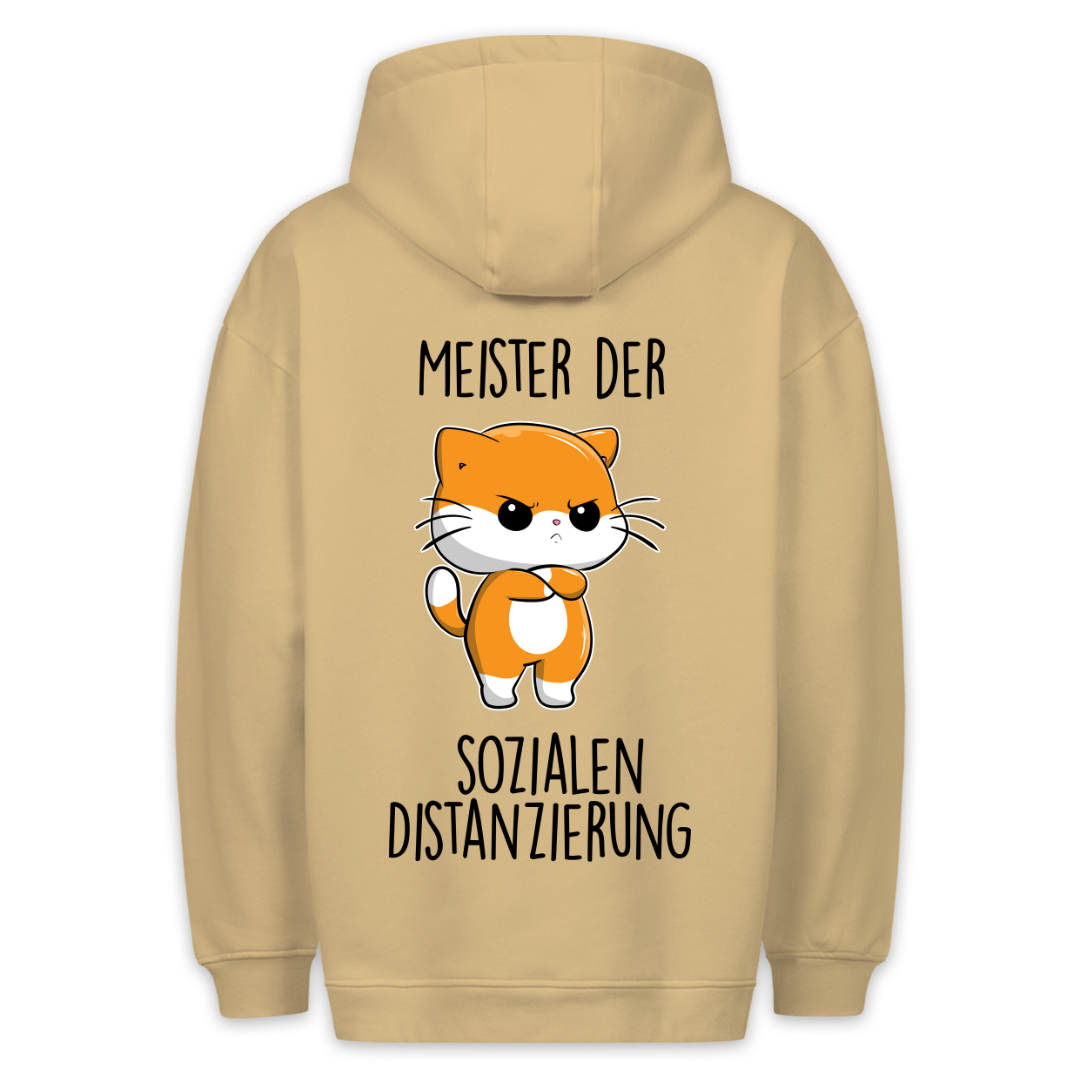 Soziale Distanzierung - Hoodie Unisex Rückendruck
