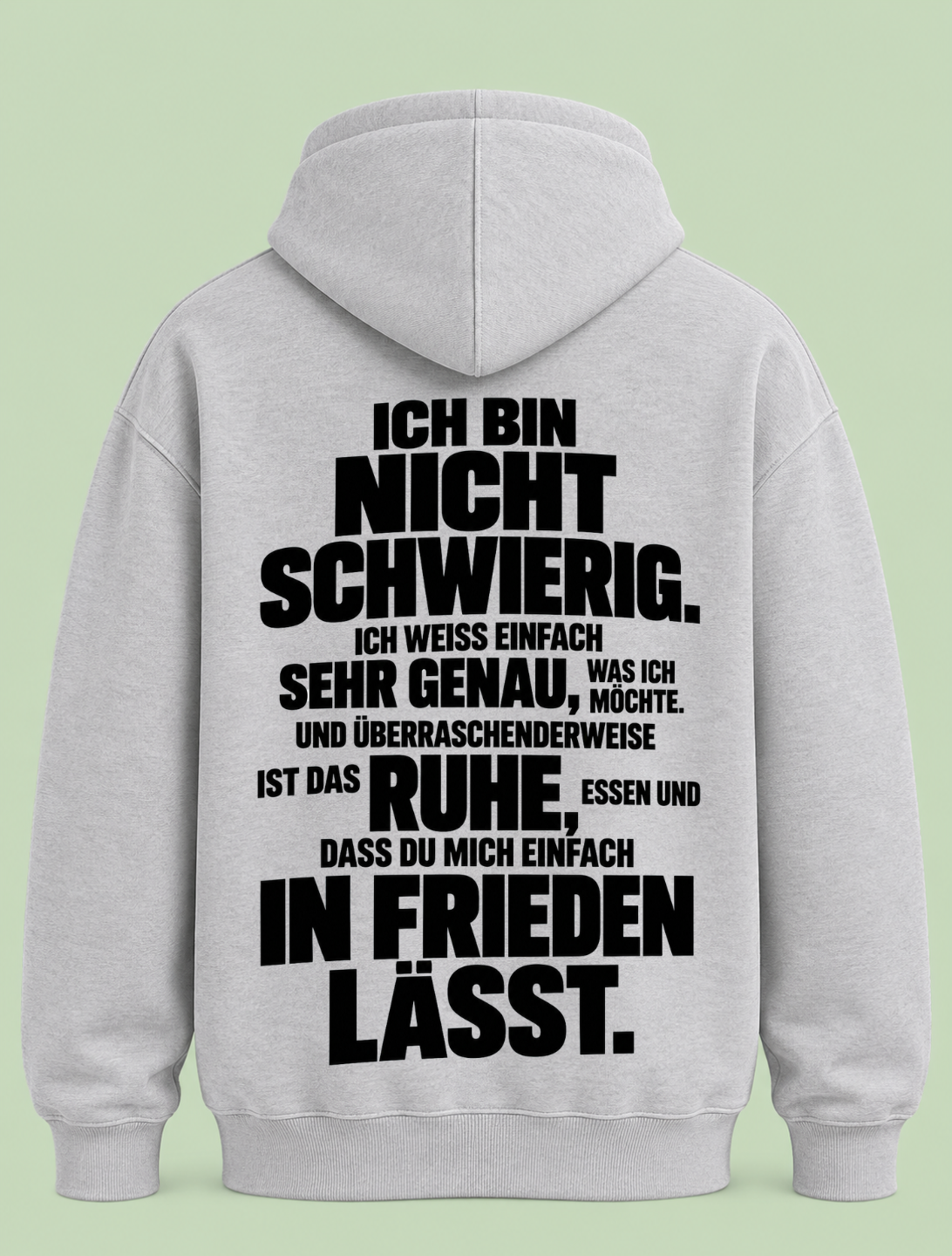 Mein Frieden - Hoodie Unisex Backprint