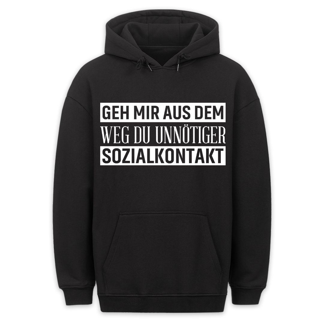 Unnötiger Sozialkontakt - Hoodie Unisex