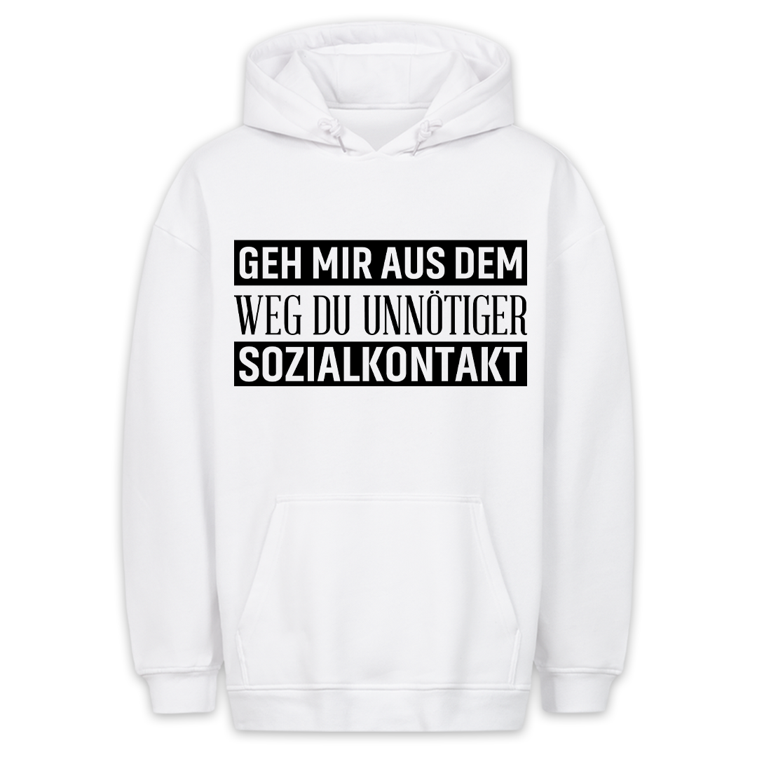 Unnötiger Sozialkontakt - Hoodie Unisex