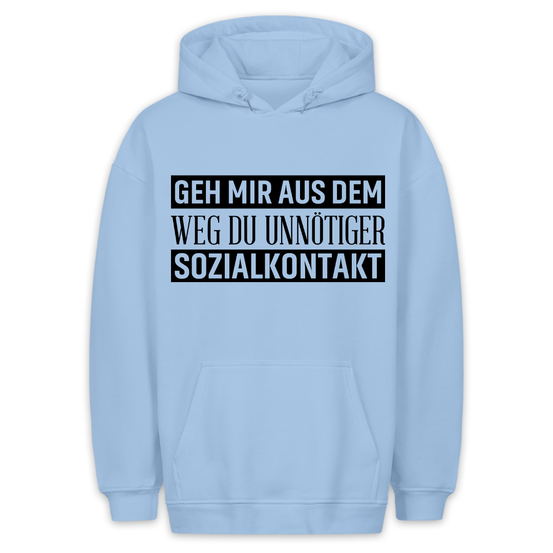 Unnötiger Sozialkontakt - Hoodie Unisex