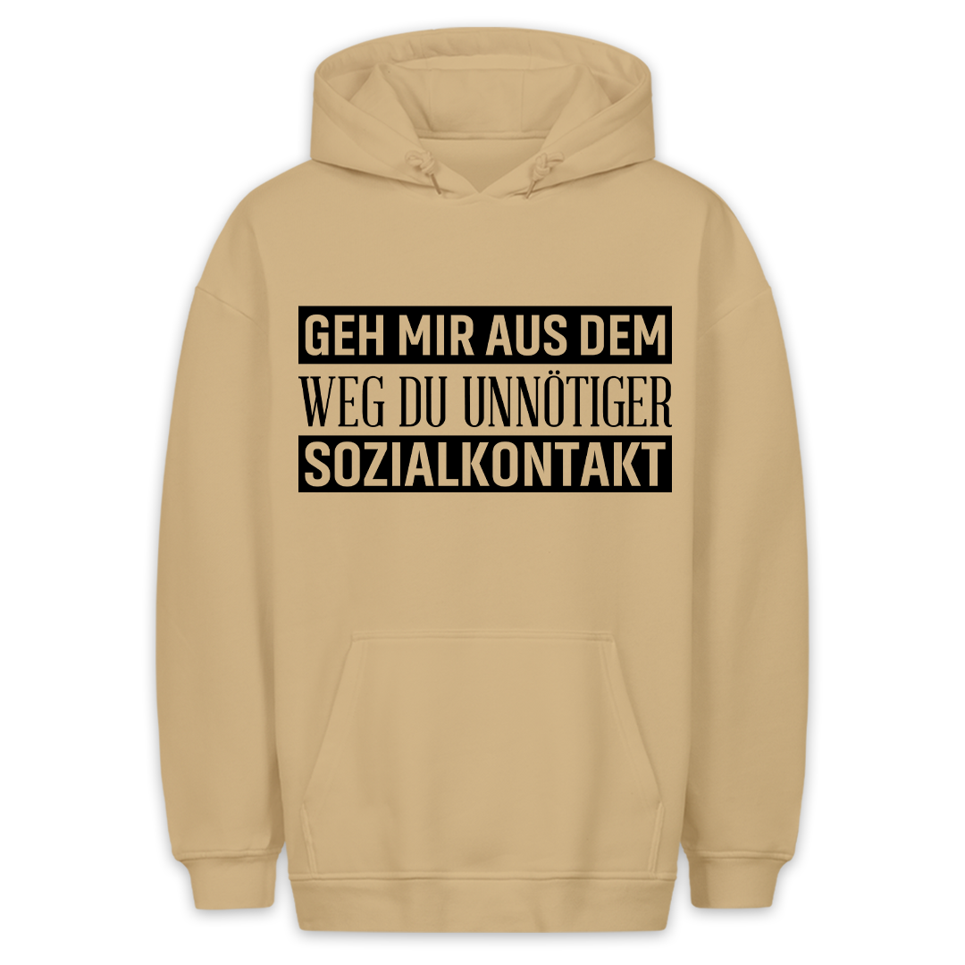 Unnötiger Sozialkontakt - Hoodie Unisex