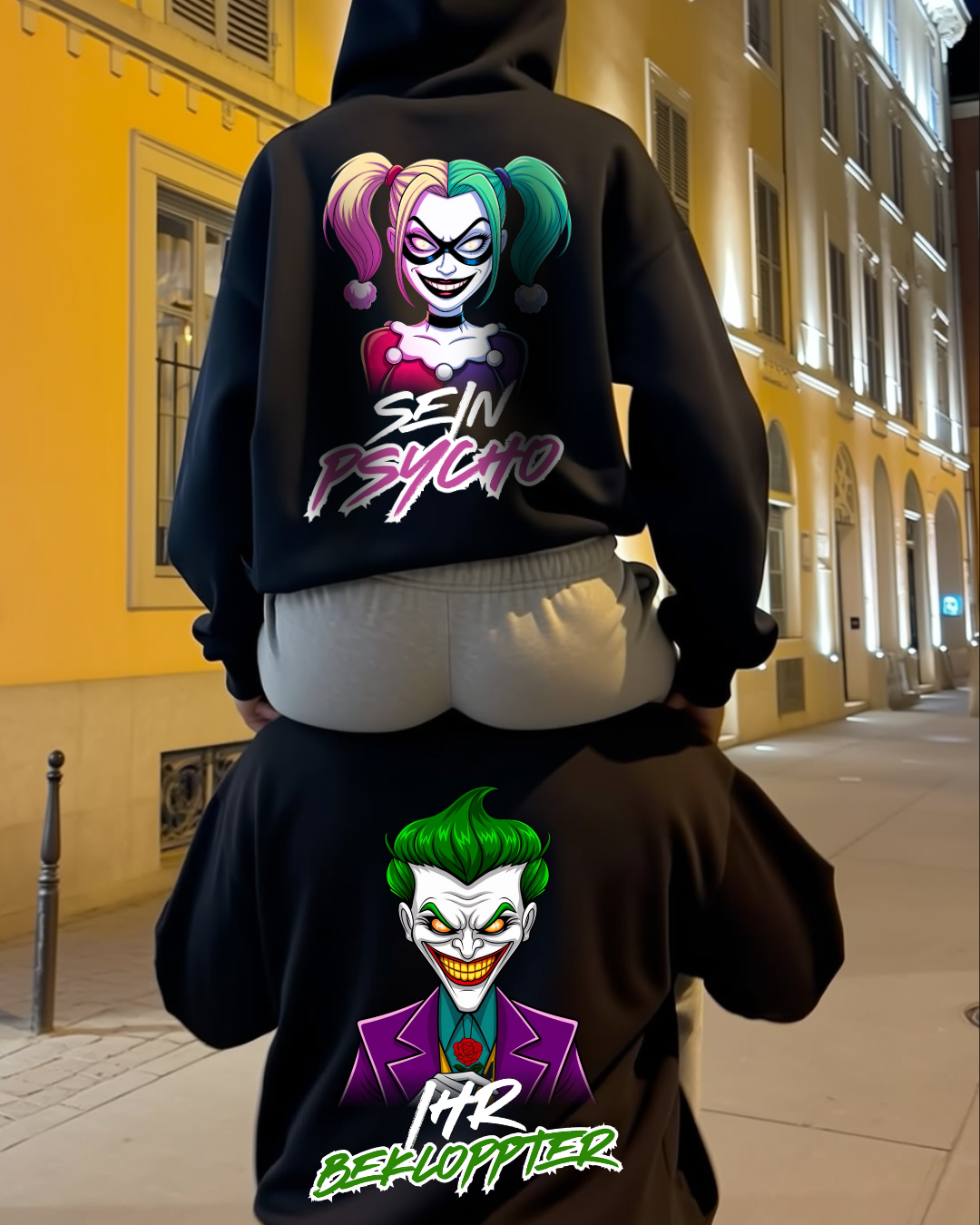 Bekloppter & Psycho - Kuschel Hoodie Bündel