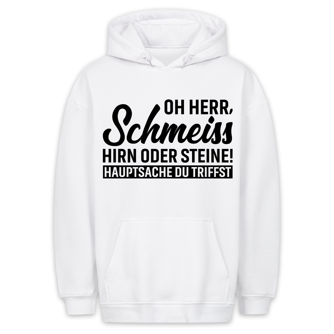 Hirn oder Steine! - Hoodie Unisex