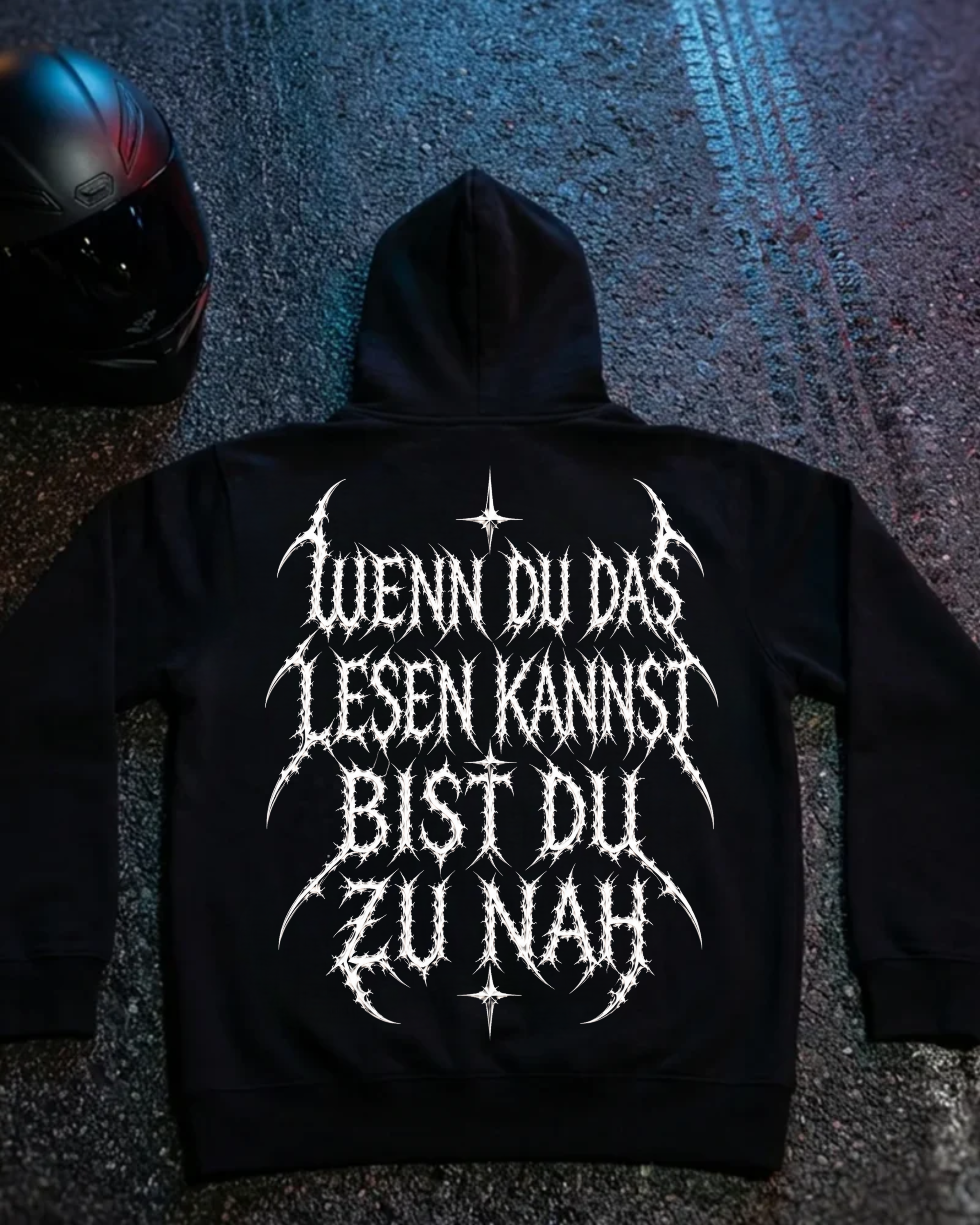 Zu nah - Premium Hoodie Unisex