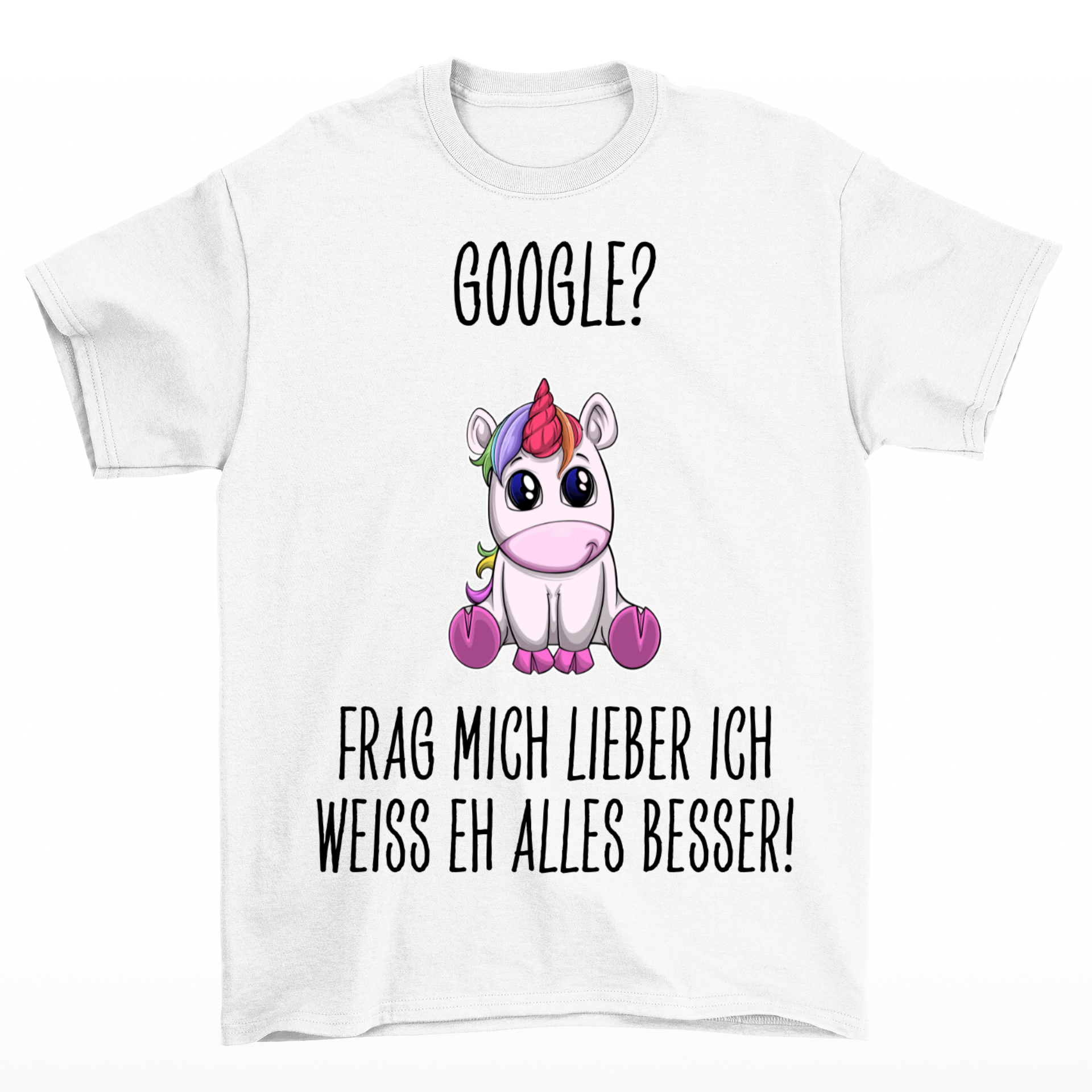 Google Einhorn - Shirt Unisex