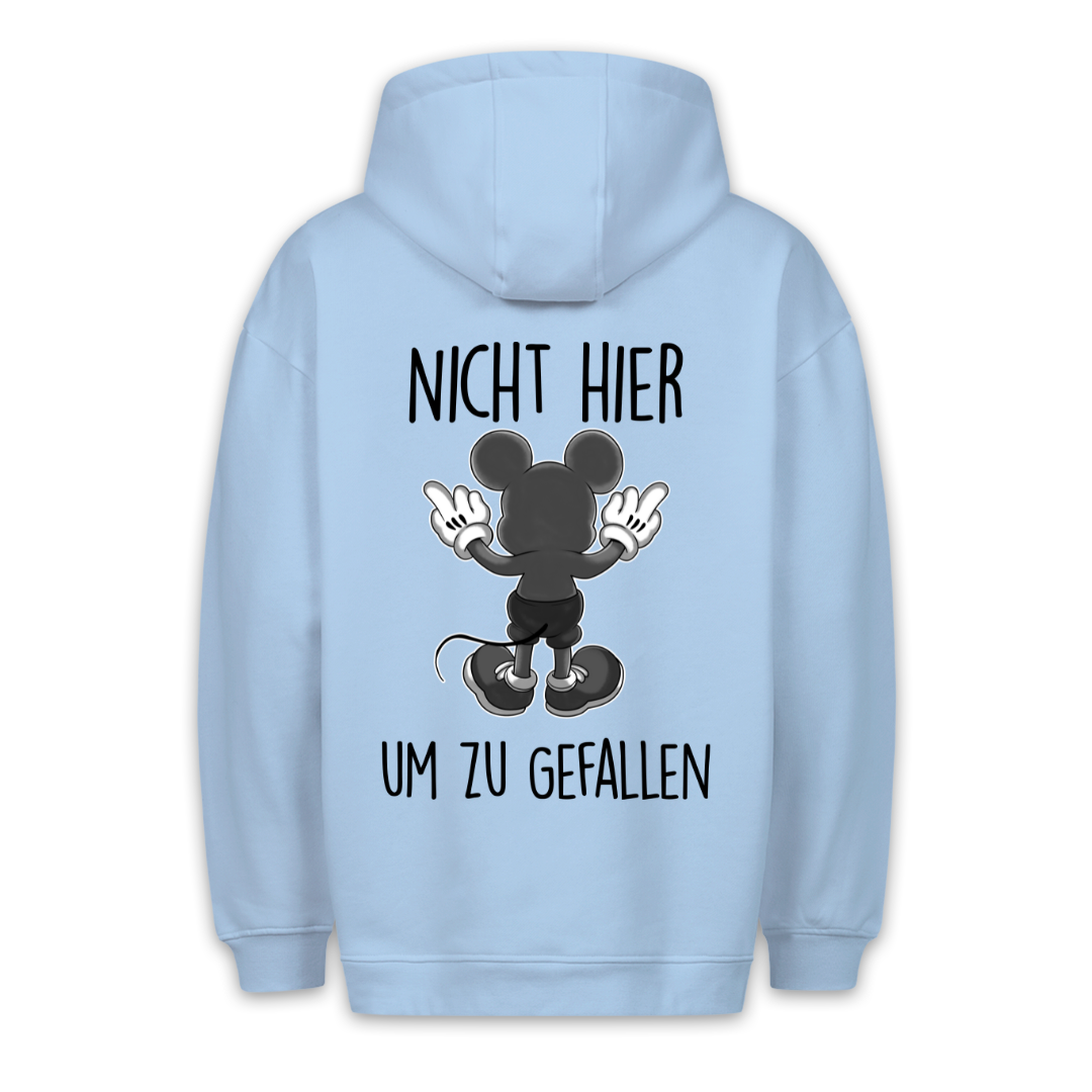 Gefallen Maus - Hoodie Unisex Rückendruck