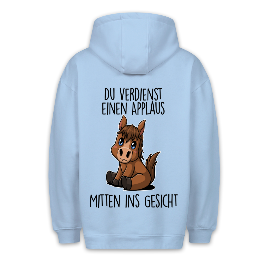 Applaus Pony - Hoodie Unisex Rückendruck