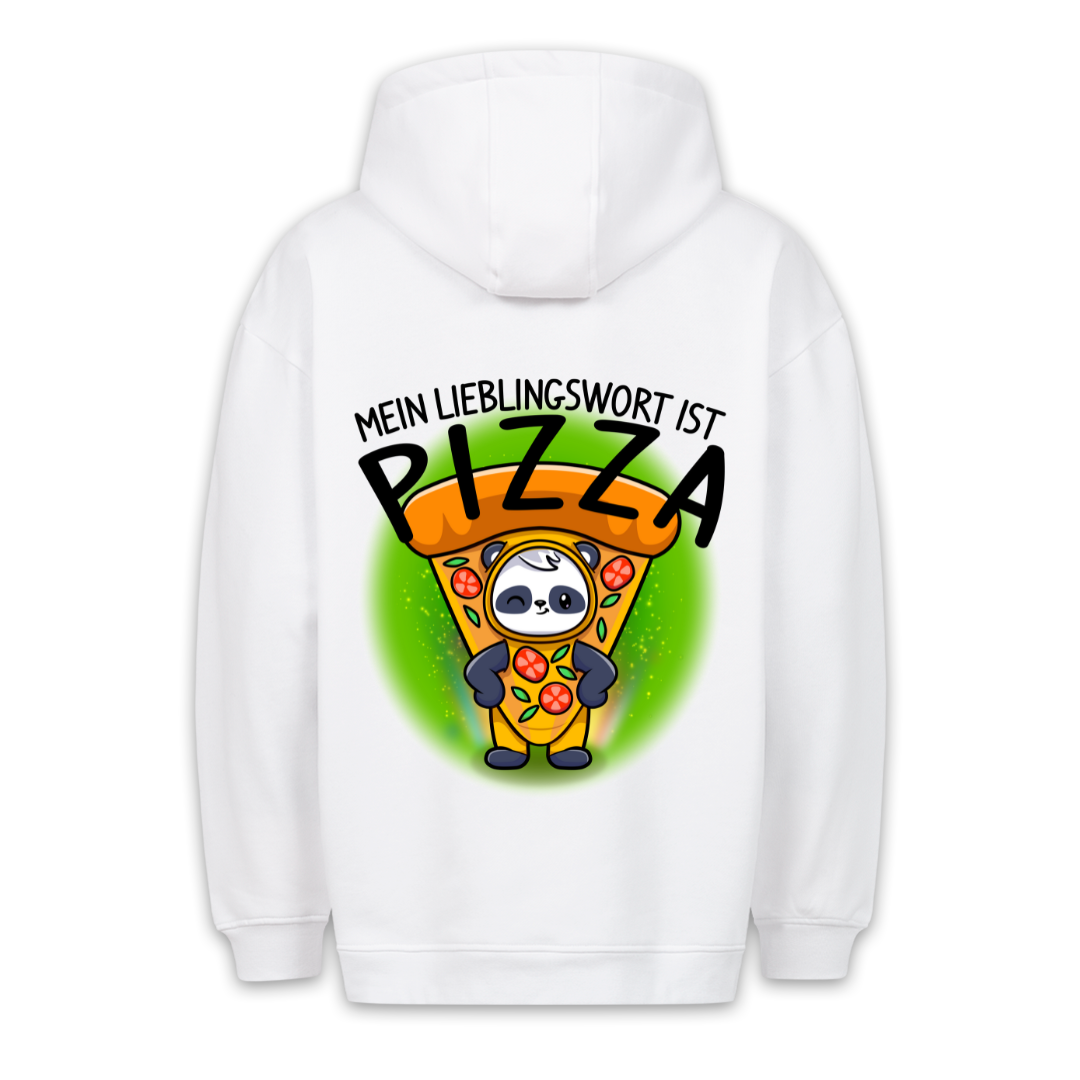 Pizza Panda - Hoodie Unisex Rückendruck