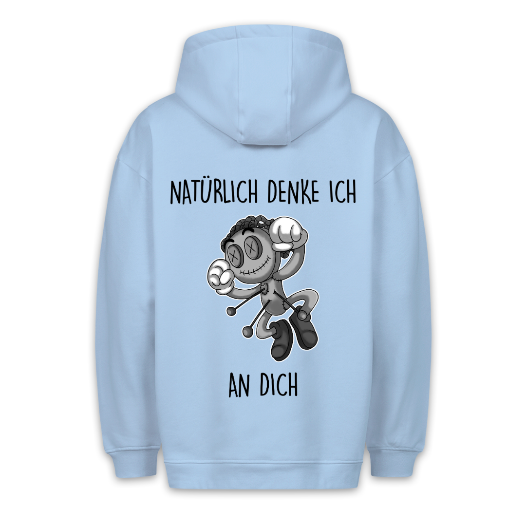 Natürlich Puppe - Hoodie Unisex Rückendruck