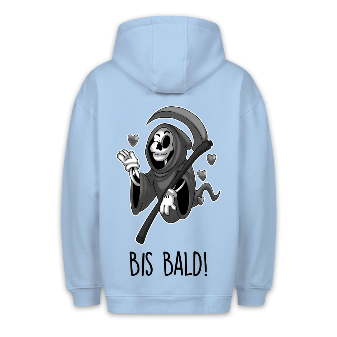 Bis Bald! Sensenmann - Hoodie Unisex Rückendruck