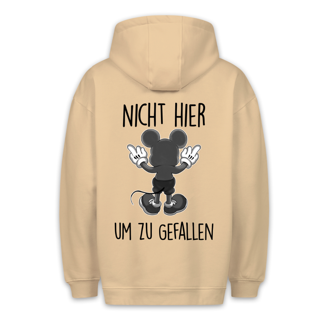 Gefallen Maus - Hoodie Unisex Rückendruck