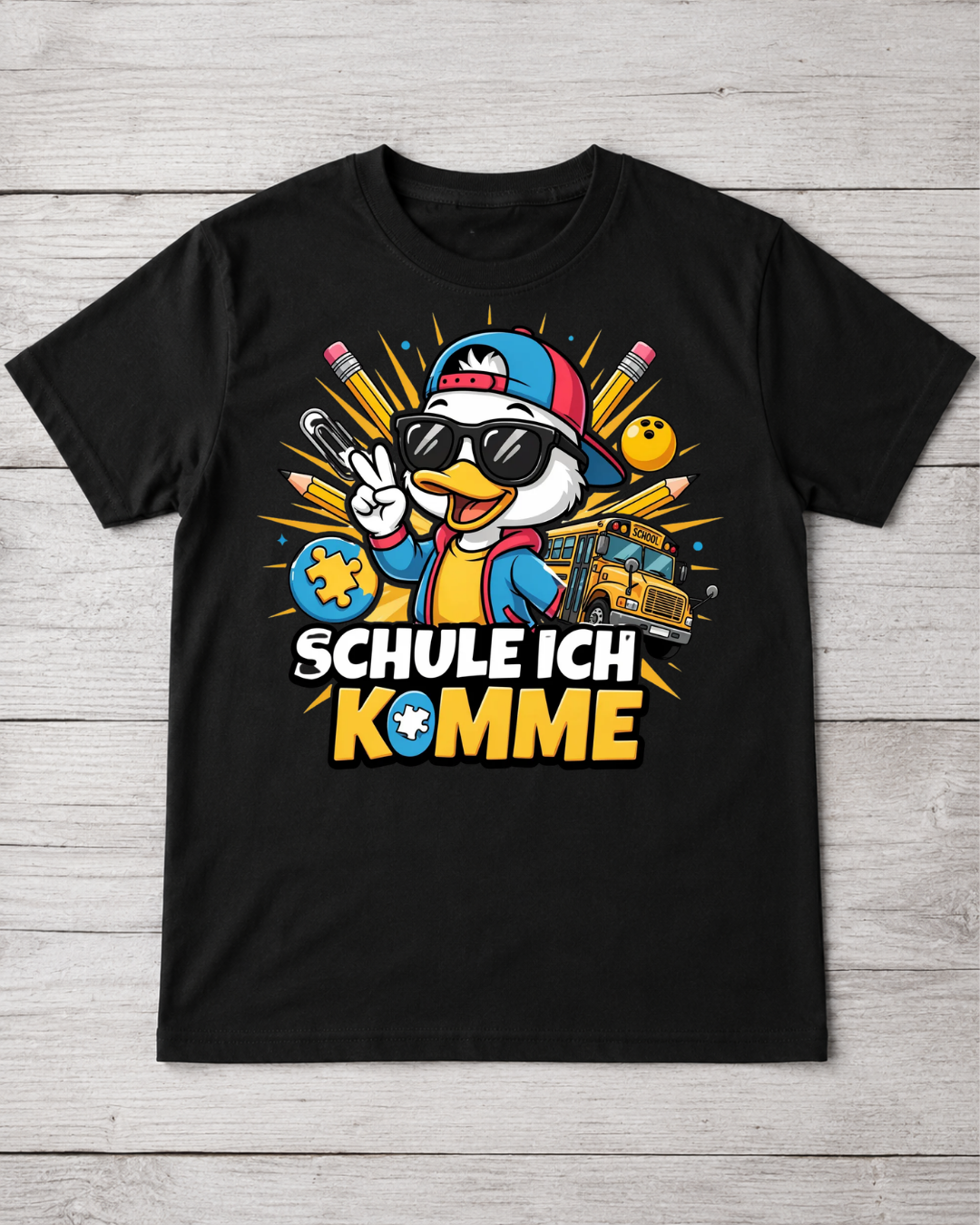 Schule ich komme - Perfektes Geschenk für die Einschulung - Kinder - Unisex