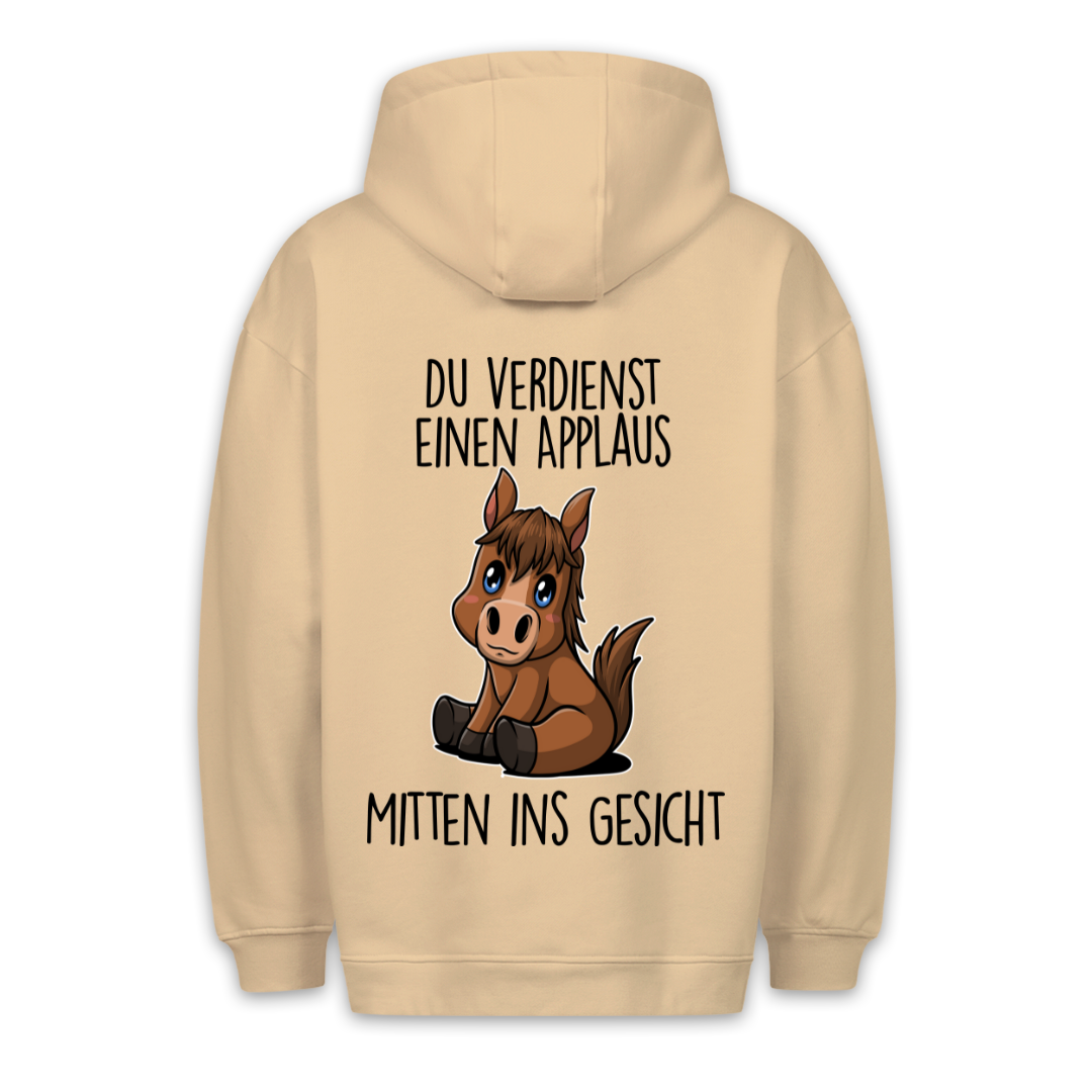 Applaus Pony - Hoodie Unisex Rückendruck