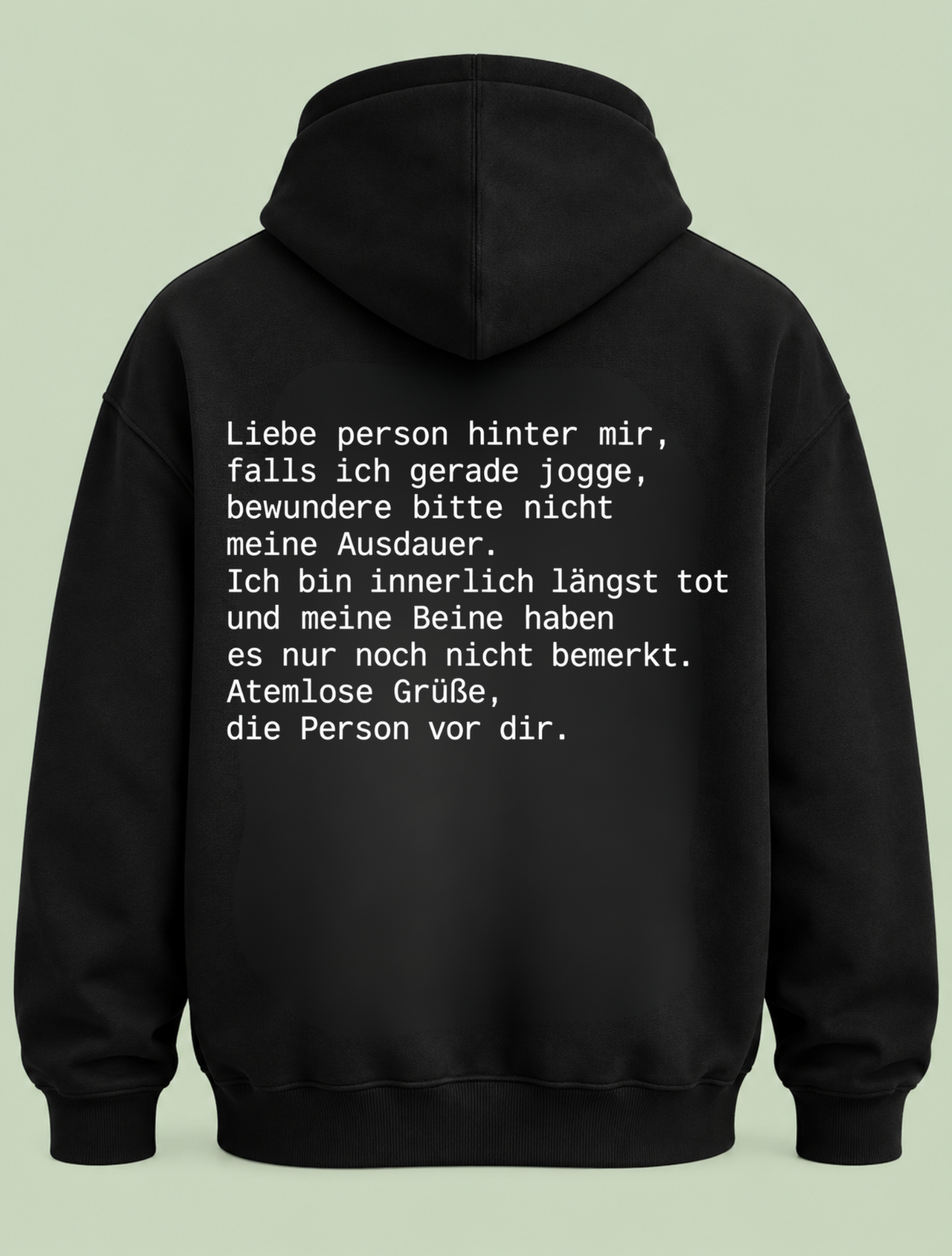 joggen - Hoodie Unisex Backprint