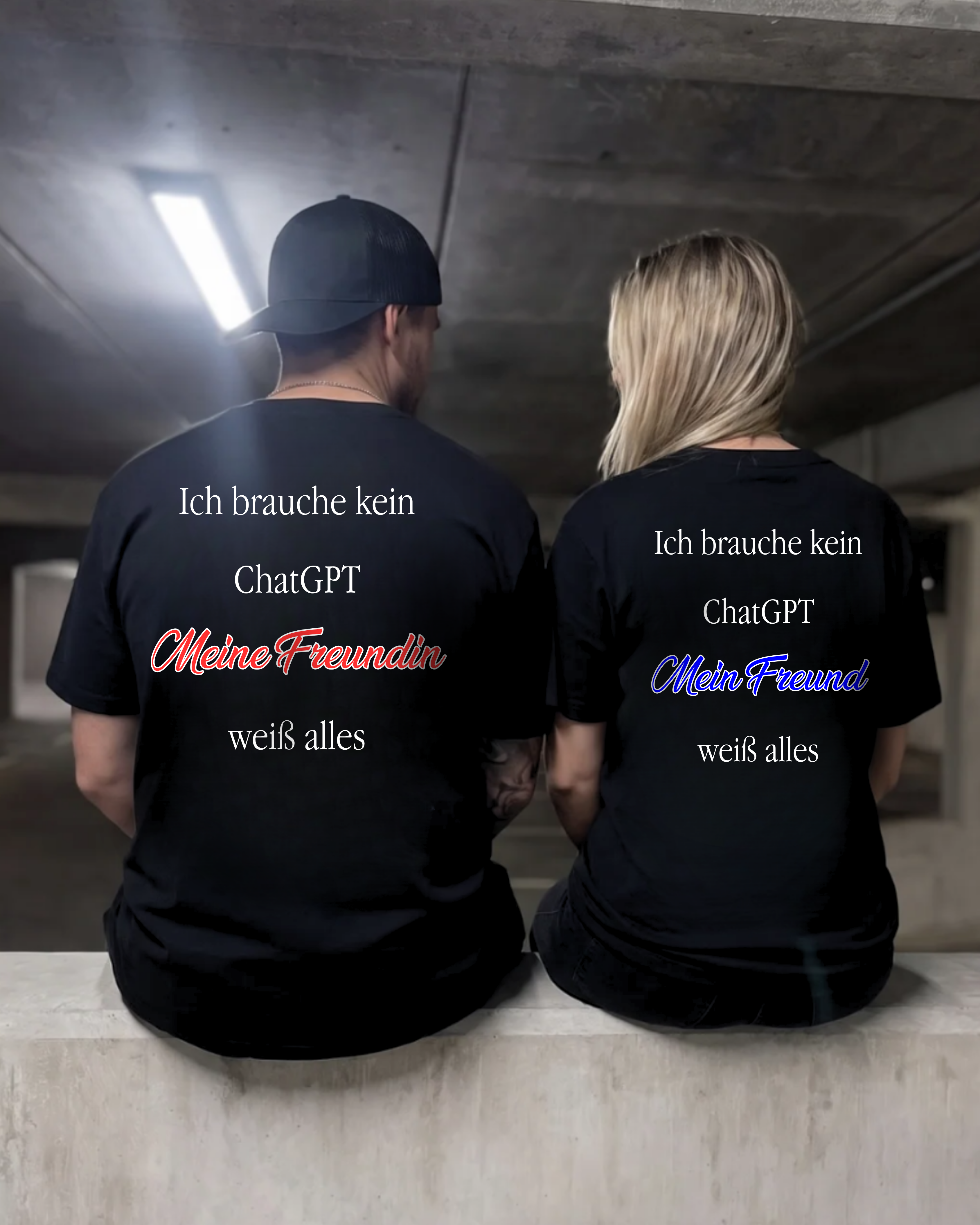 Kein ChatGPT - Shirt Couple Bündel