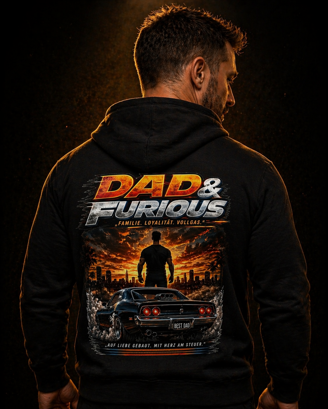 Dad & Furious - Shirt Unisex Backprint