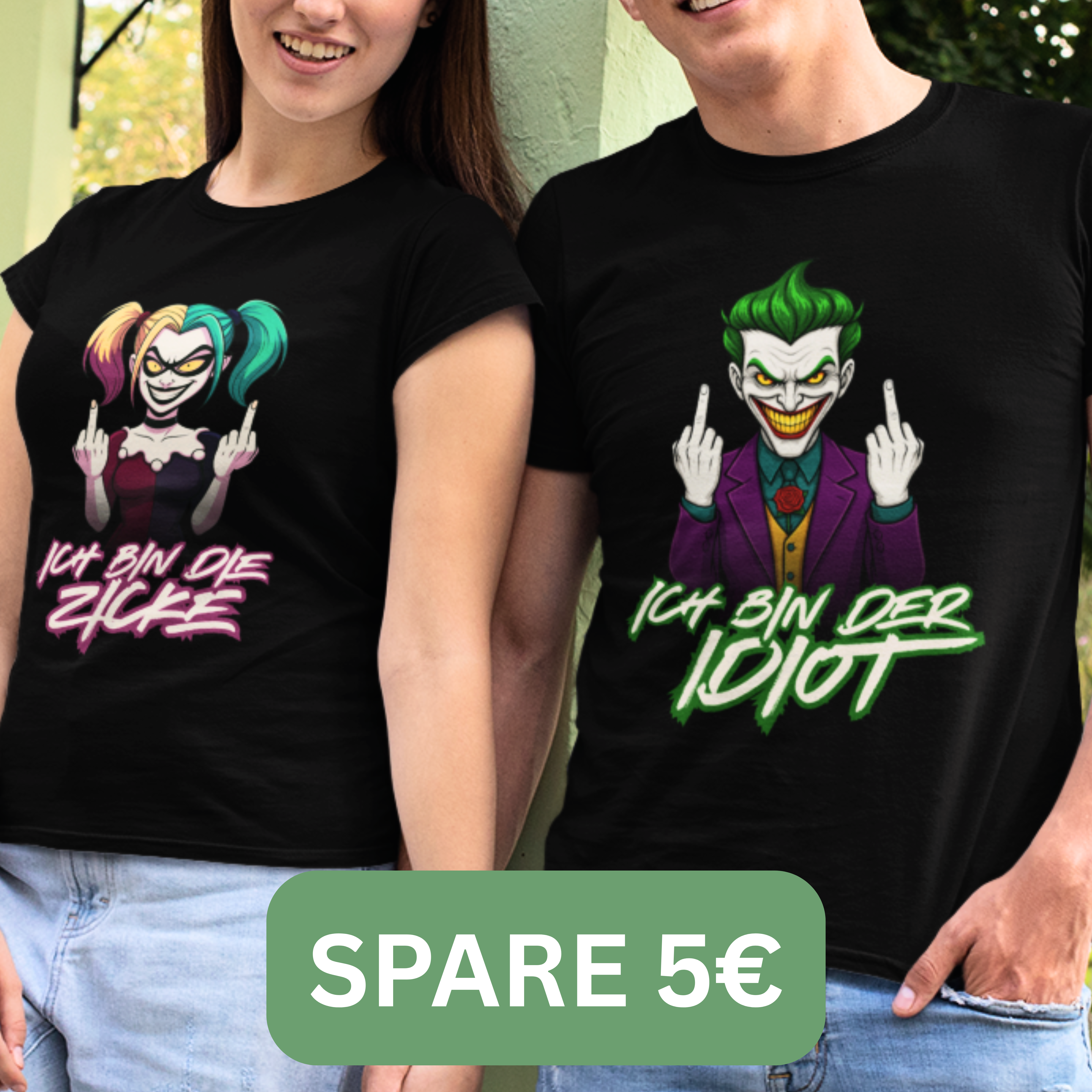 Die Zicke & Der Idiot - T-Shirt Bündel