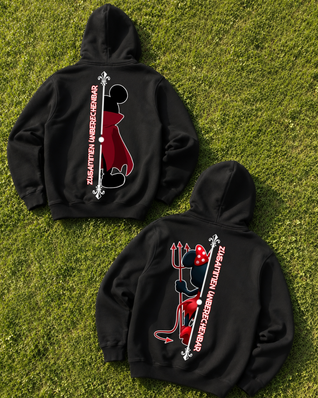 Zusammen unberechenbar - Kuschel Hoodie Bündel
