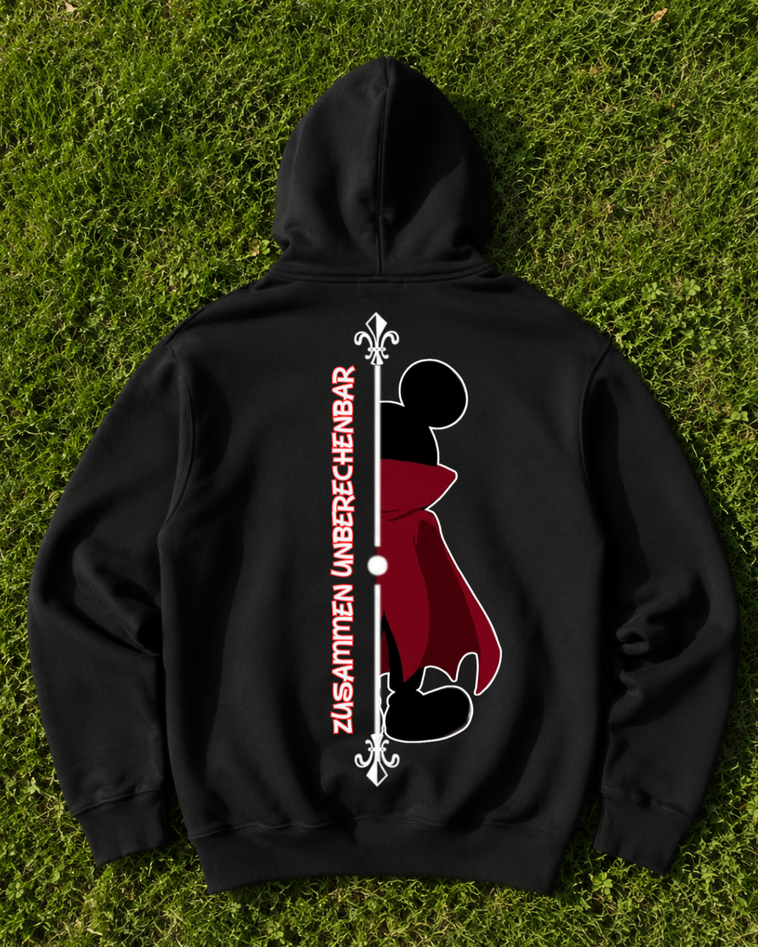 Zusammen unberechenbar Mann - Hoodie Unisex Backprint