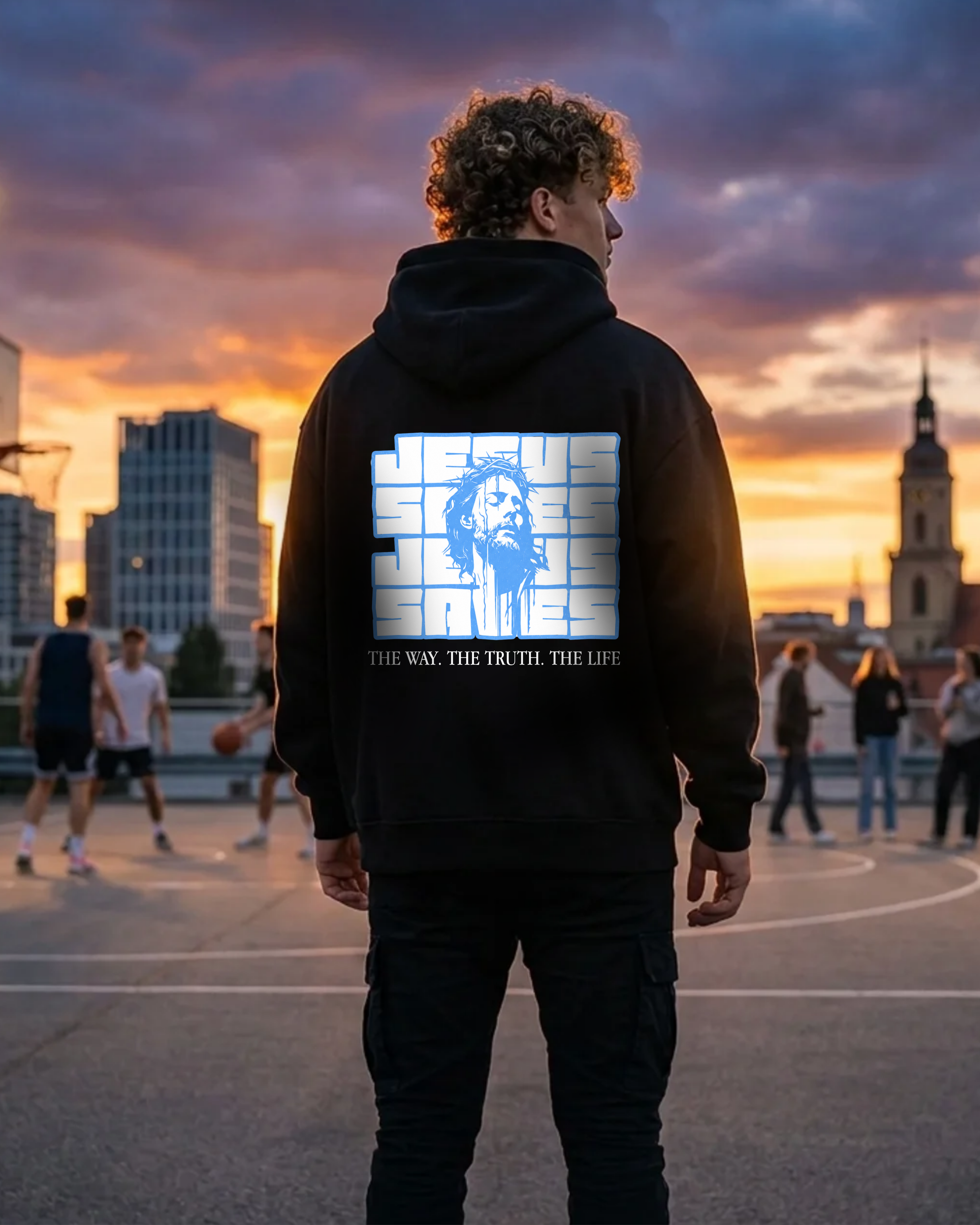 Jesus saves - Oversized Hoodie