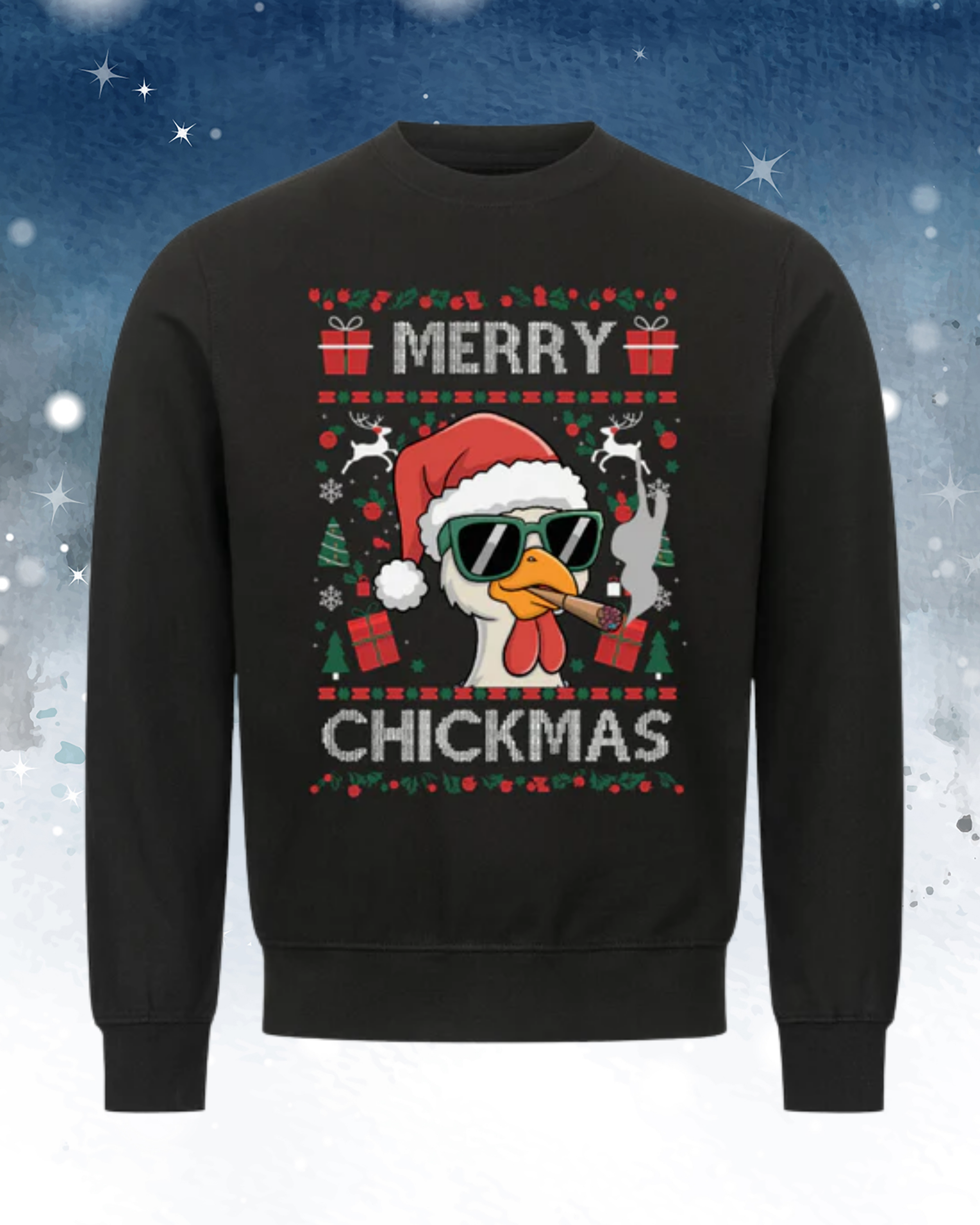 Merry Chickmas - Ugly Sweater
