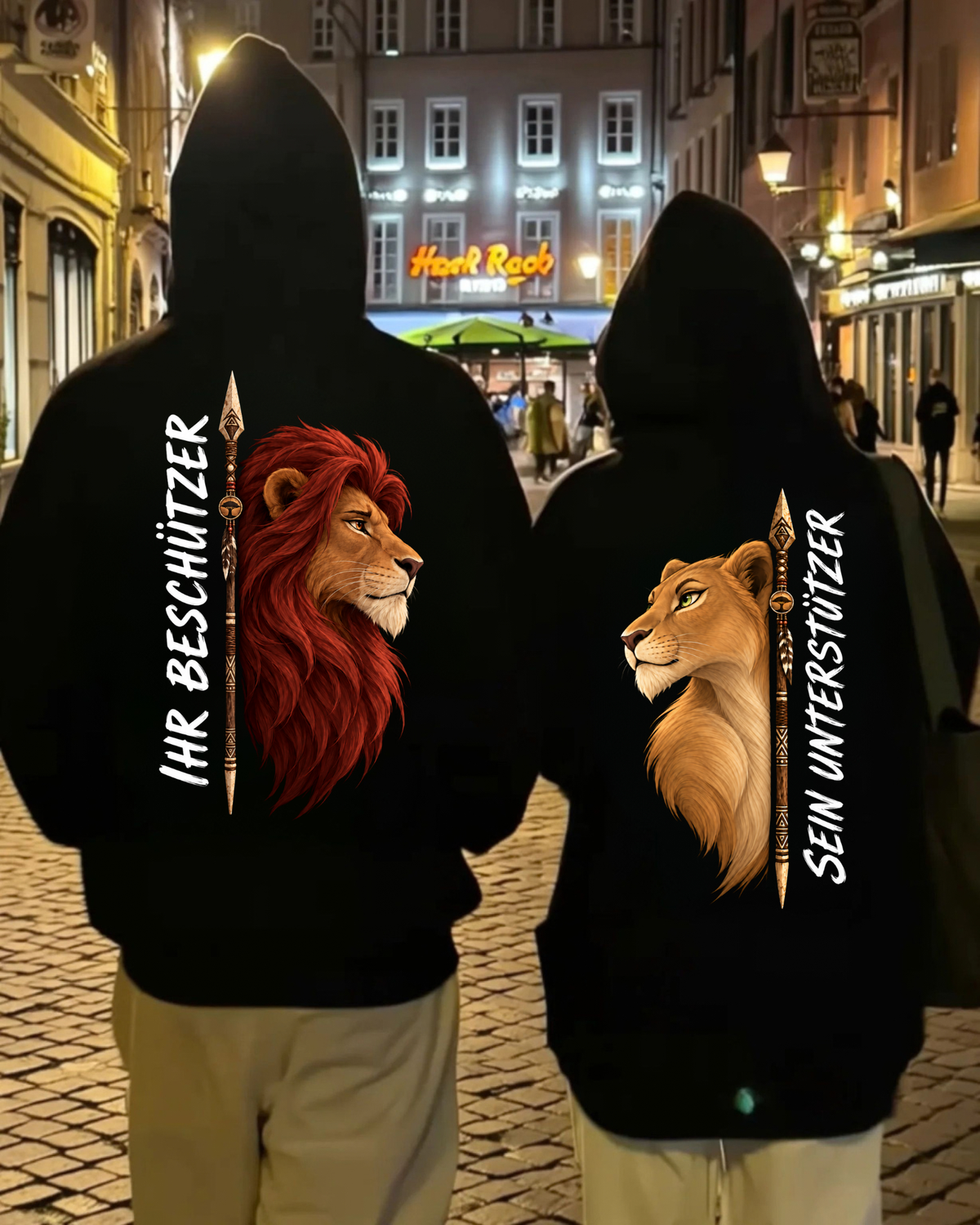 Beschützer und Unterstützer - Kuschel Hoodie Bündel