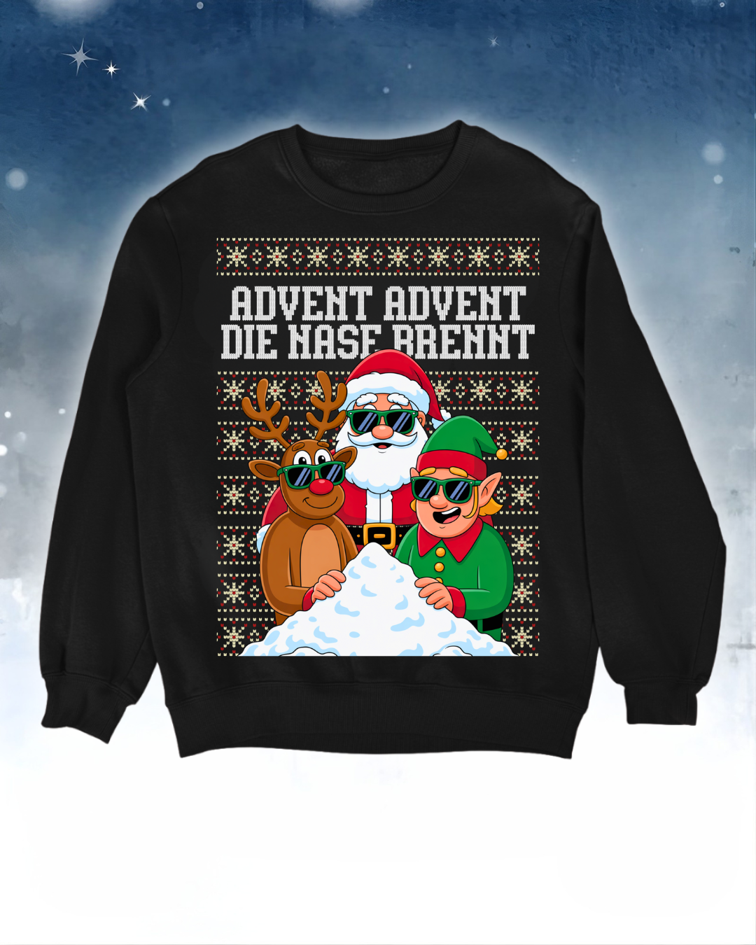 Nase brennt - Ugly Sweater