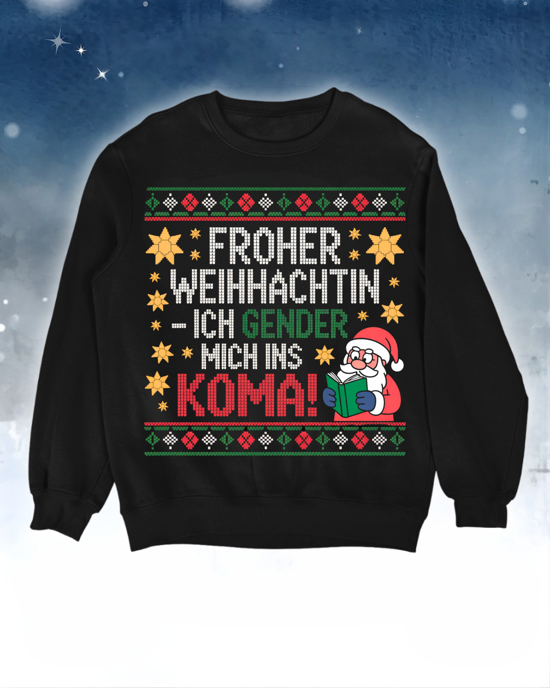 Froher Weihnachtin Gender - Ugly Sweater