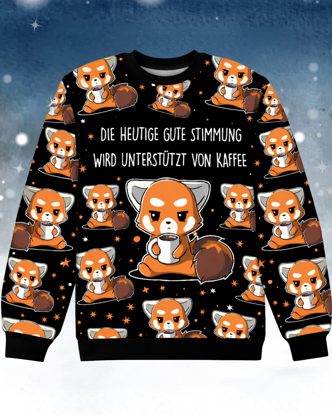 Heutige Stimmung Kaffe - Sweatshirt All over Print