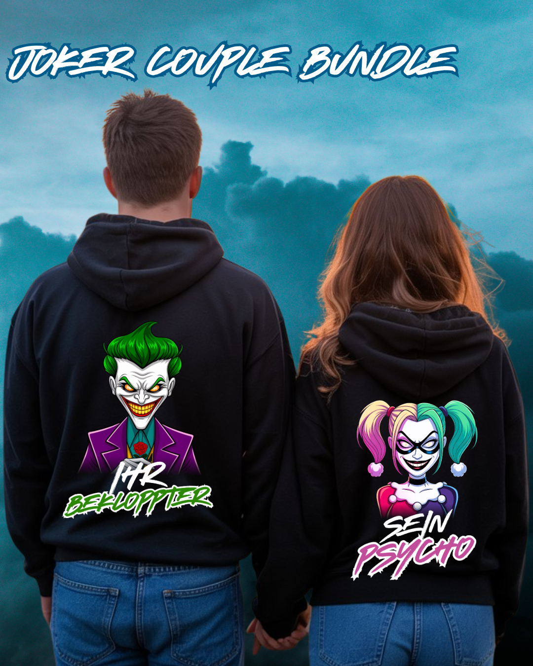 Bekloppter & Psycho - Kuschel Hoodie Bündel