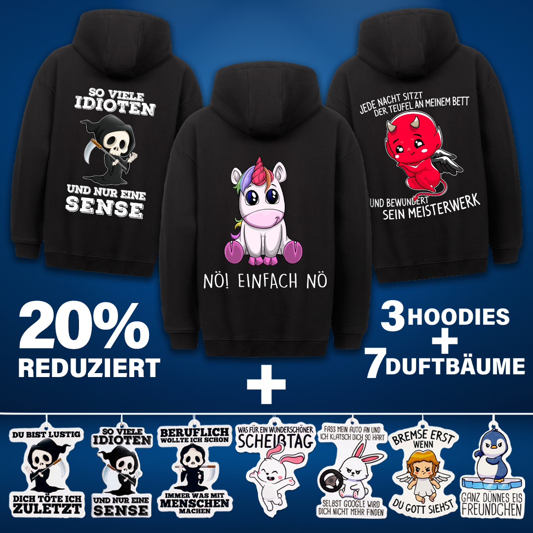 Hoodie + Duftbaum Bündel 2