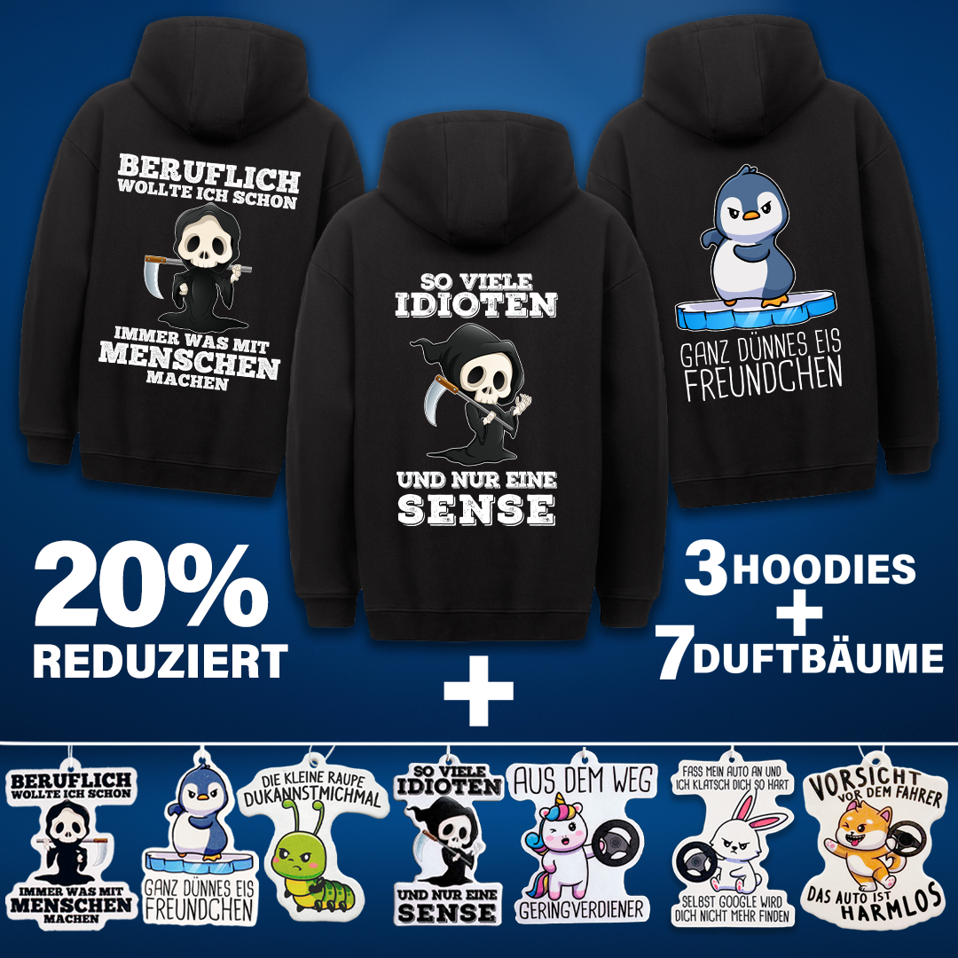 Hoodie + Duftbaum Bündel