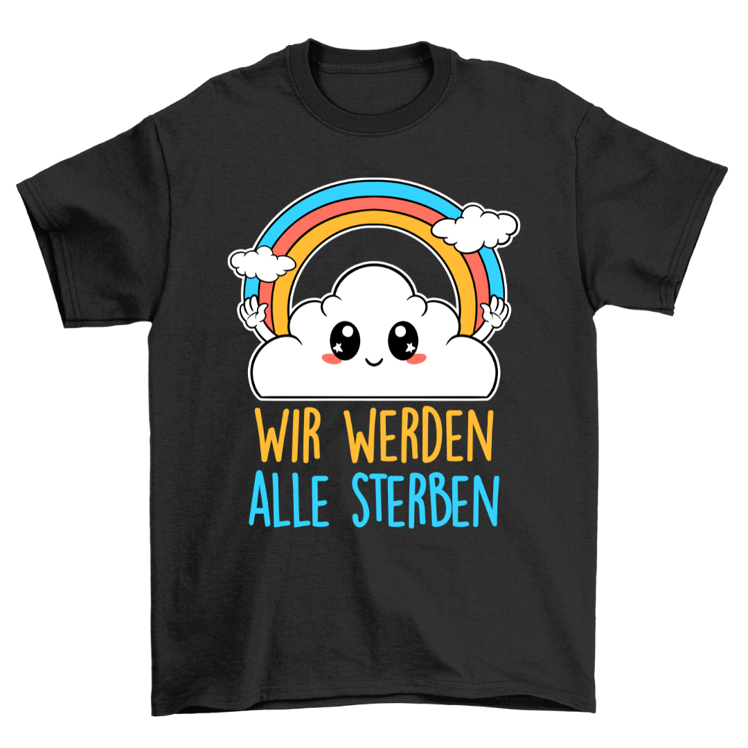 Regenbogen Wolke - Shirt Unisex