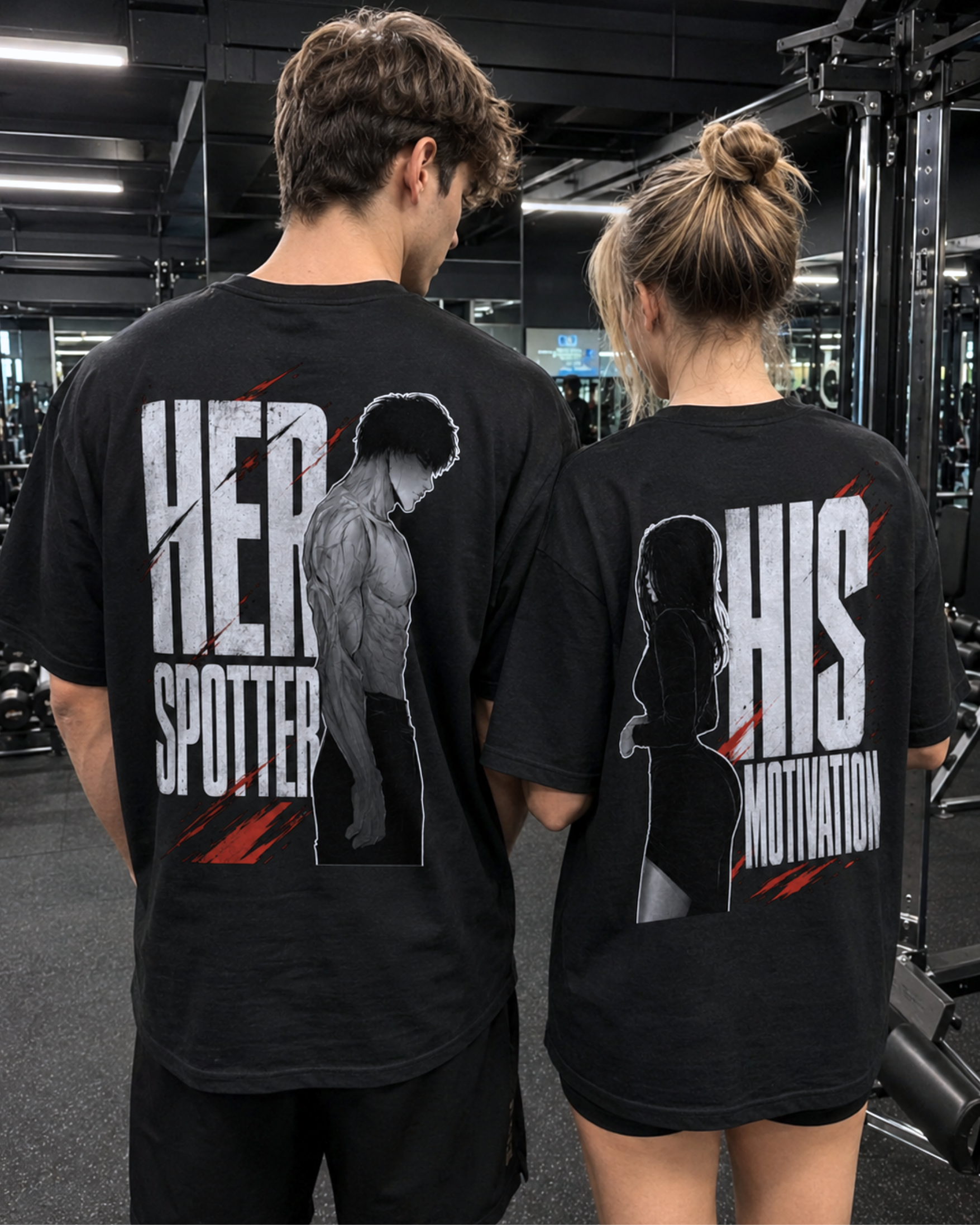 Spotter / Motivation - Shirt Couple Bündel