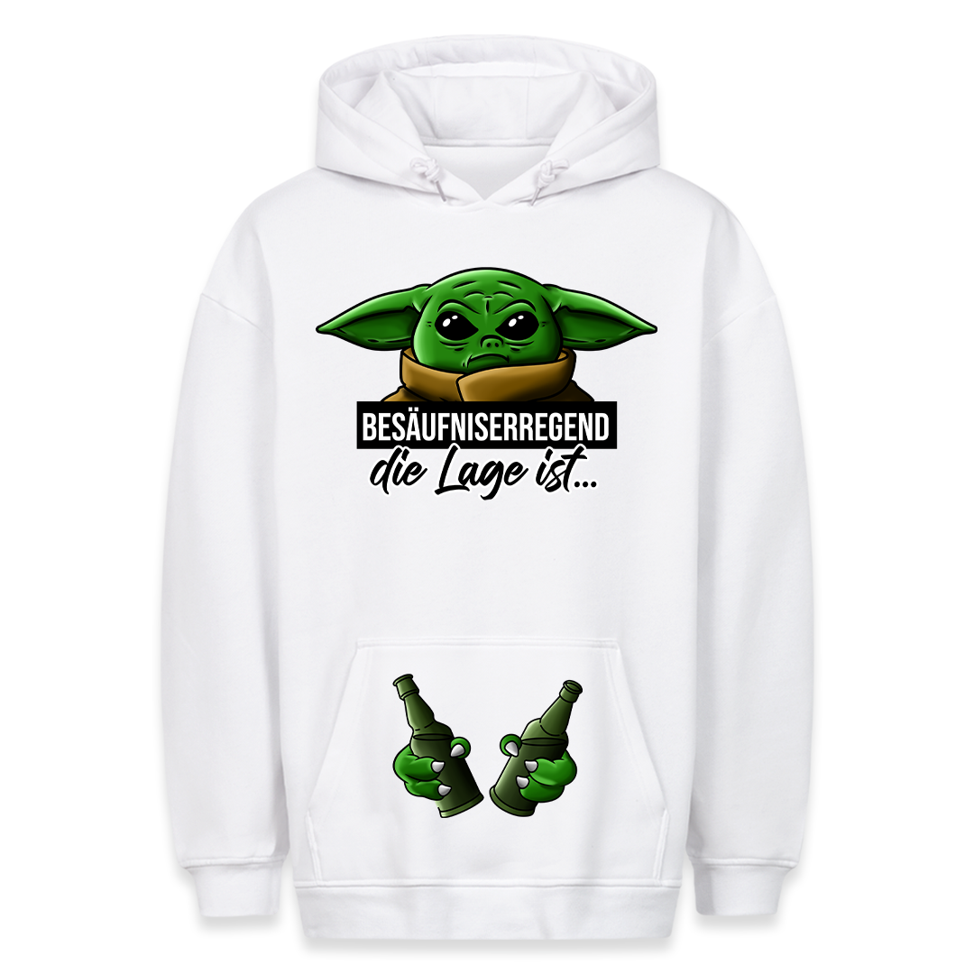 Besäufniserregend - Hoodie Bauchtaschendruck