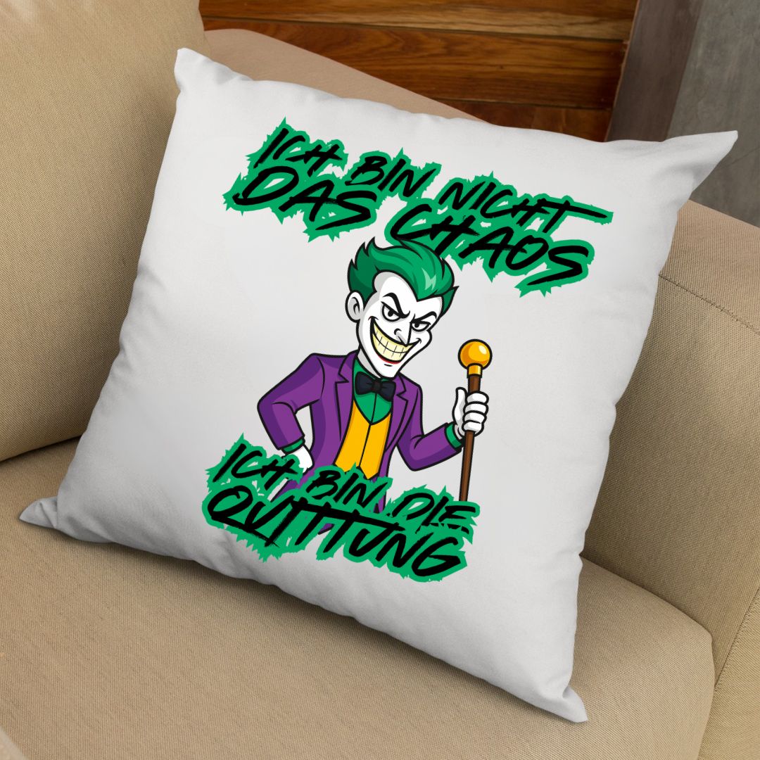 Nicht das Chaos Grün - Kissen