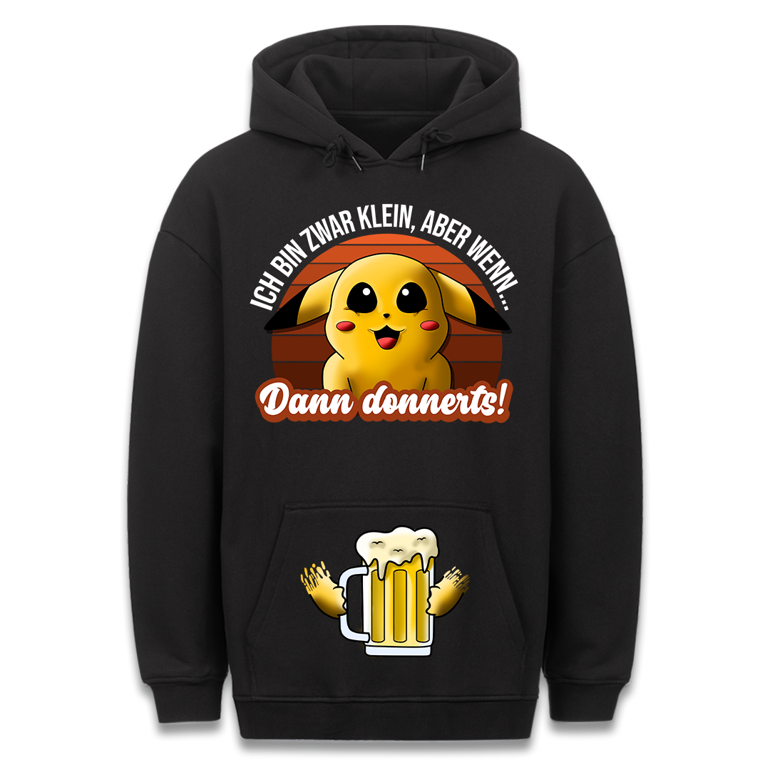 Dann donnerts! - Hoodie Bauchtaschendruck