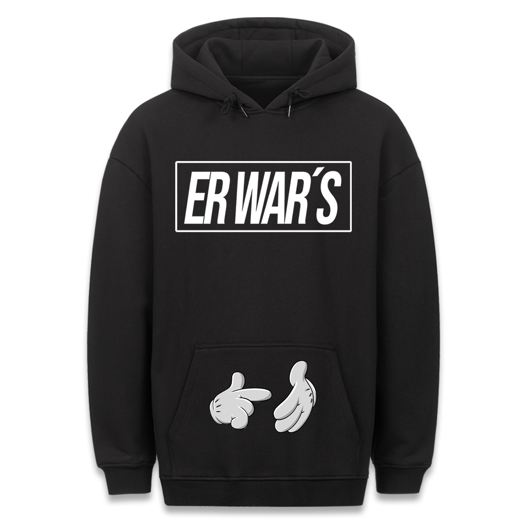 Er wars - Hoodie Bauchtaschendruck