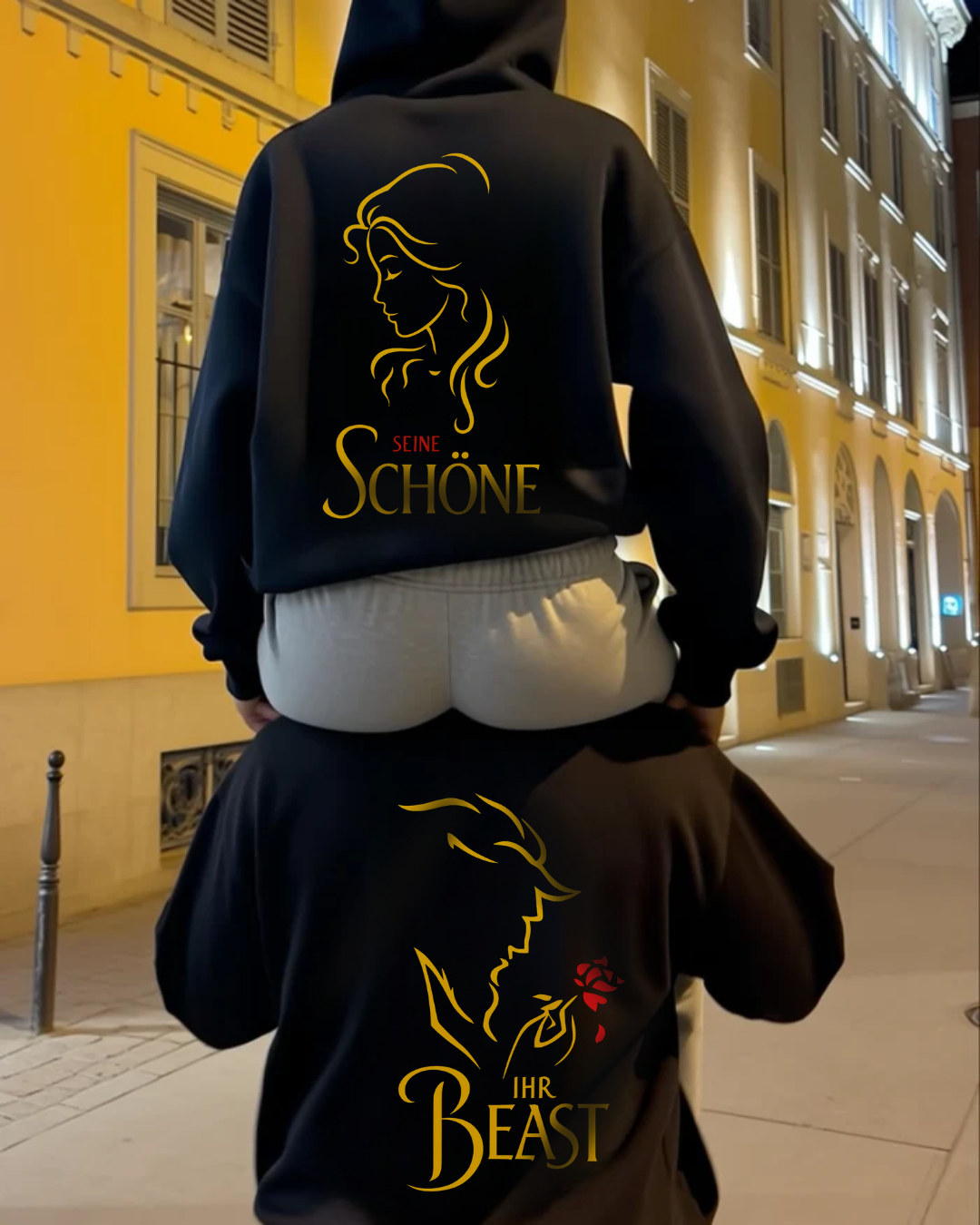 Ihr Biest - Hoodie Unisex Rückendruck***