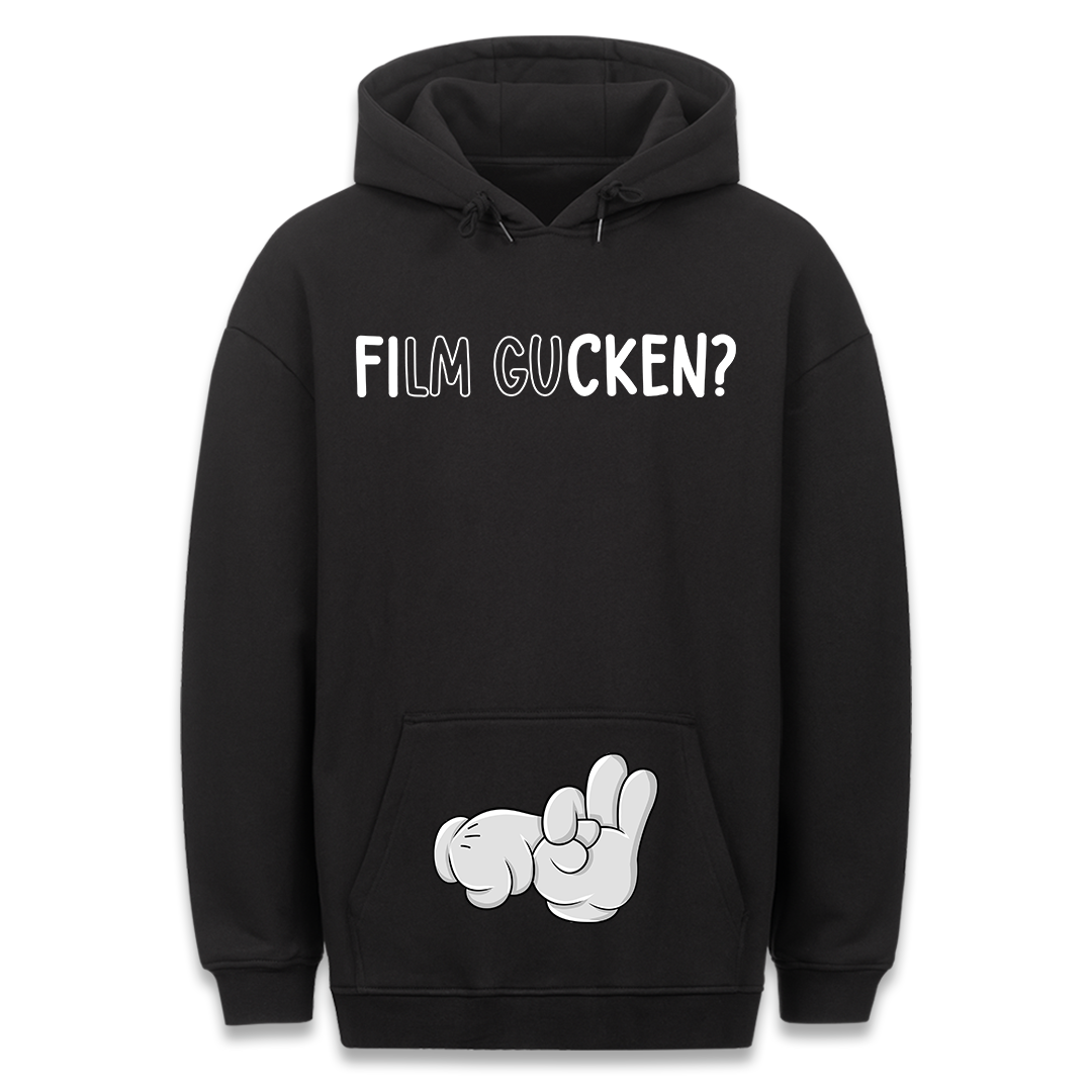 Film gucken? - Hoodie Bauchtaschendruck