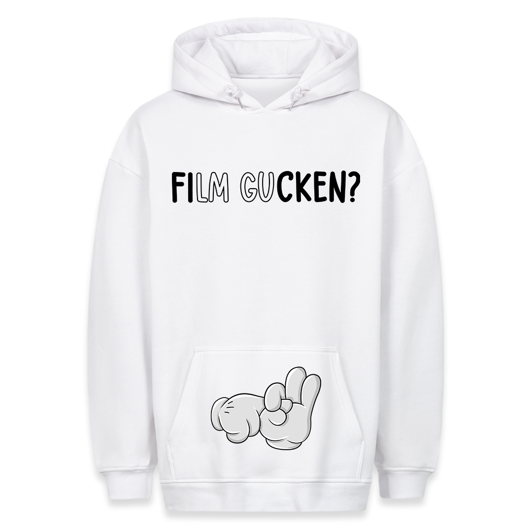 Film gucken? - Hoodie Bauchtaschendruck