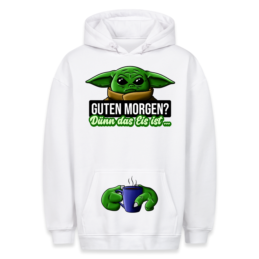 Guten Morgen? - Hoodie Bauchtaschendruck