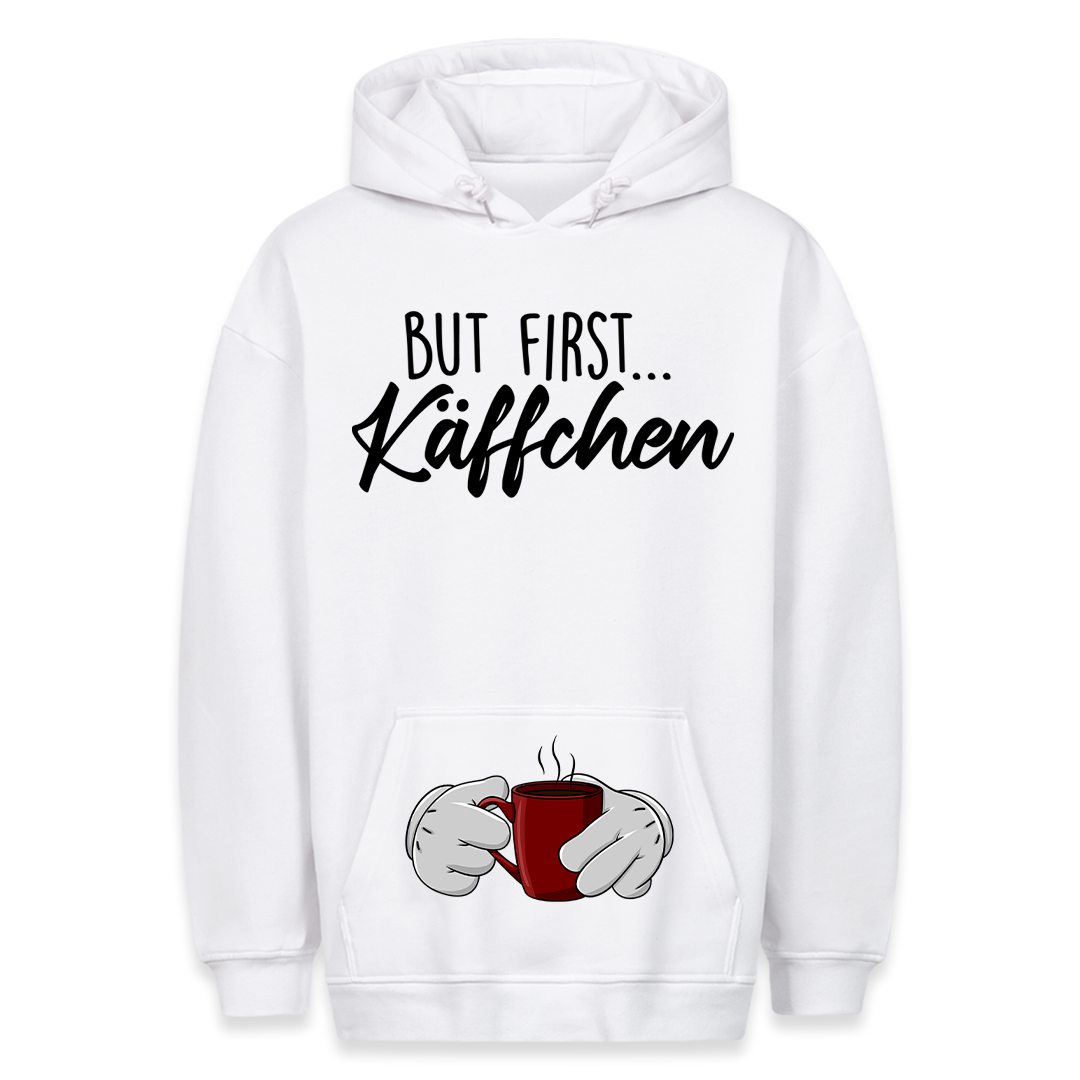 Käffchen - Hoodie Bauchtaschendruck