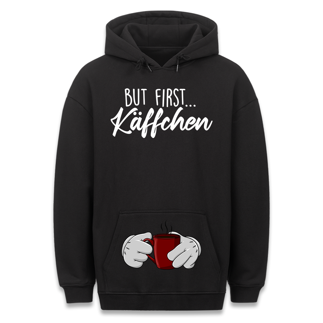 Käffchen - Hoodie Bauchtaschendruck