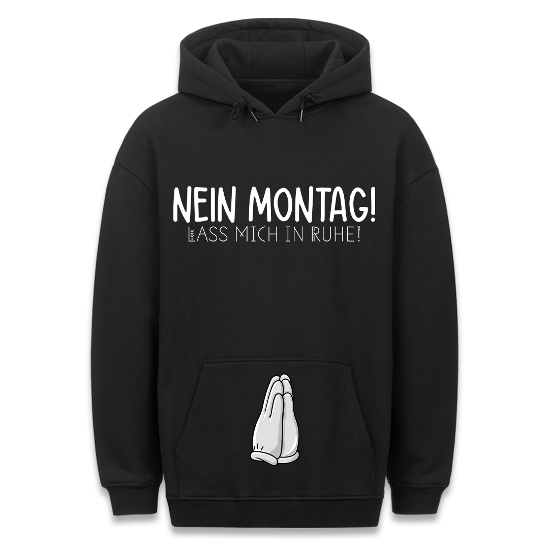 Nein Montag - Hoodie Bauchtaschendruck