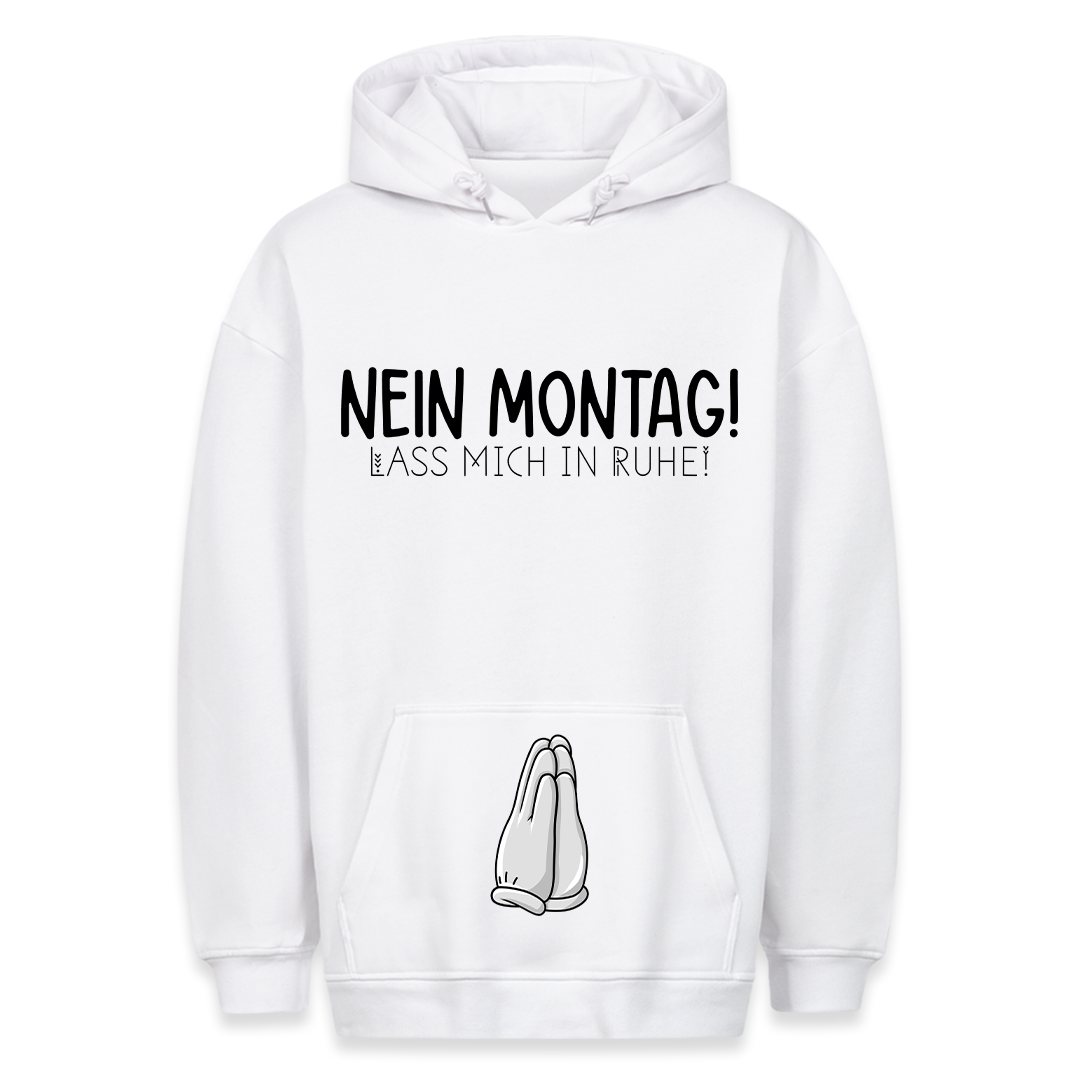 Nein Montag - Hoodie Bauchtaschendruck