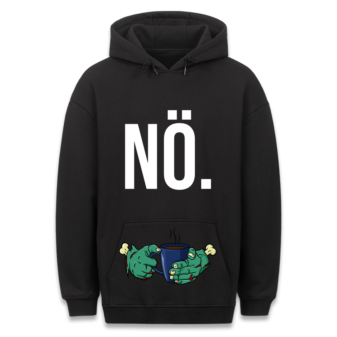 Nö Zombie - Hoodie Bauchtaschendruck