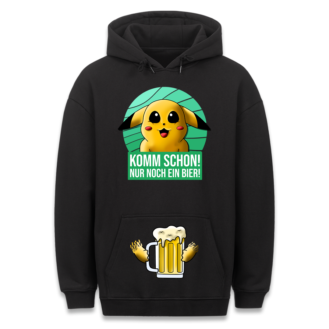 Komm schon! - Hoodie Bauchtaschendruck