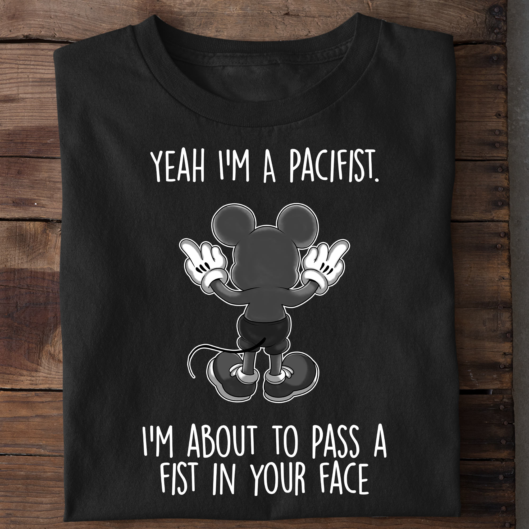 Pacifist Maus - Shirt